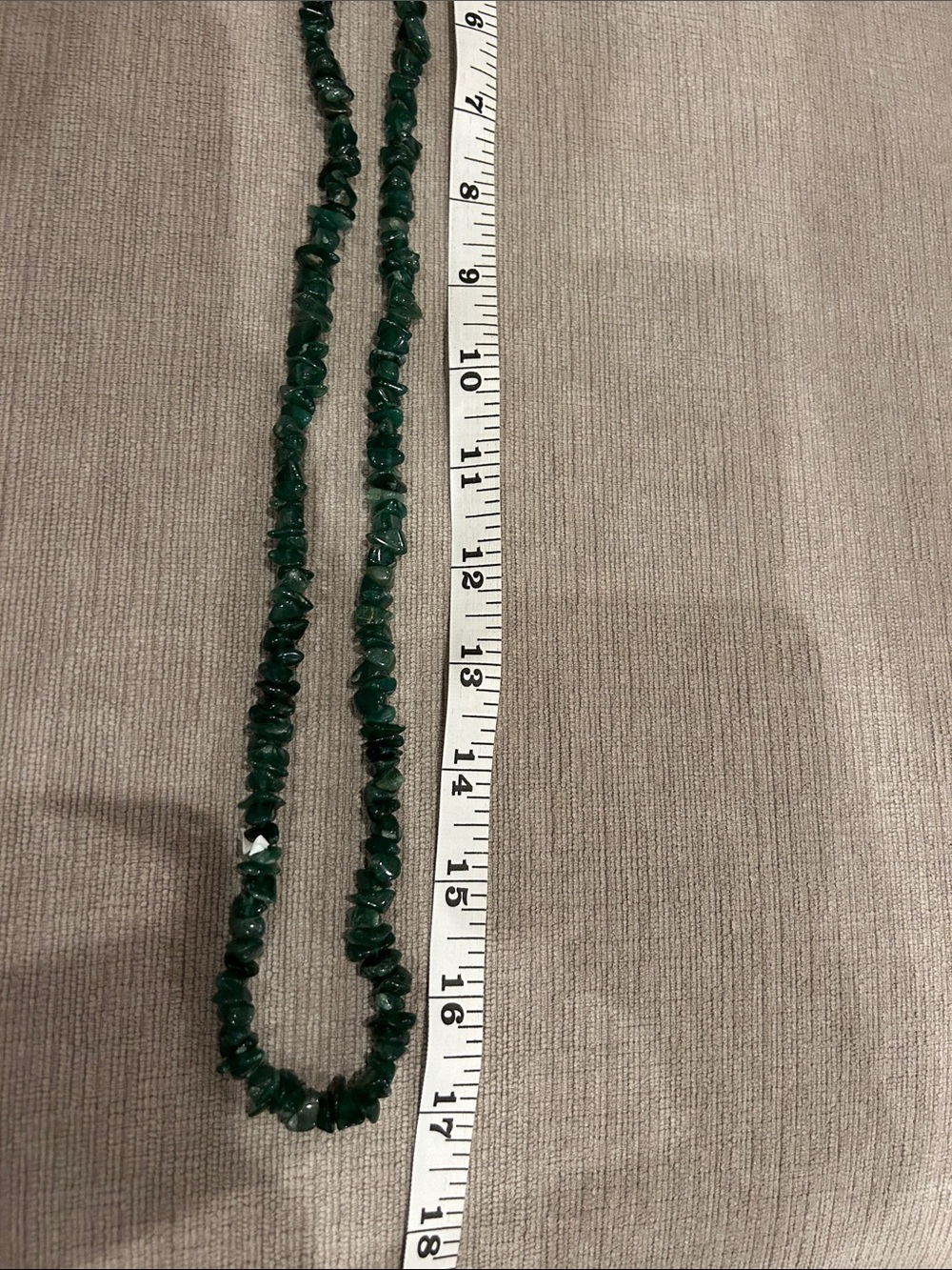 Green aventurine Chip Bead Necklace - Elegant Women’s Jewelry image 4